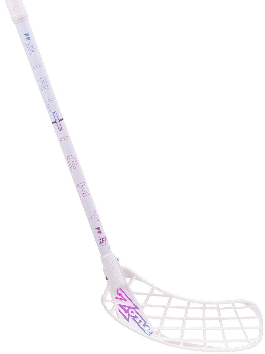 Zone Innebandyklubba HYPER AIRLIGHT 28 white/rainbow Zone Innebandyklubba HYPER AIRLIGHT 28 white/rainbow